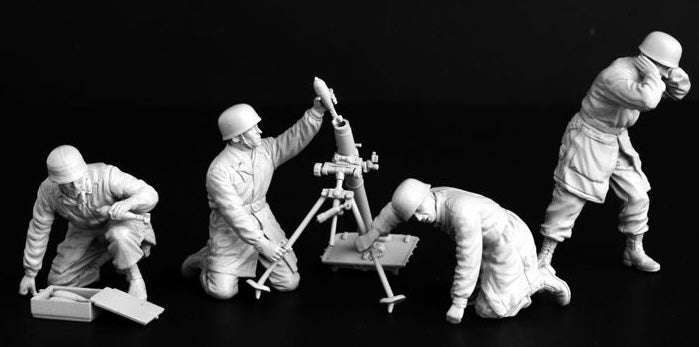 Dragon Models 6215 1/35 Fallschirmjager 8cm Mortar Team (Italy 1944) Model Kit