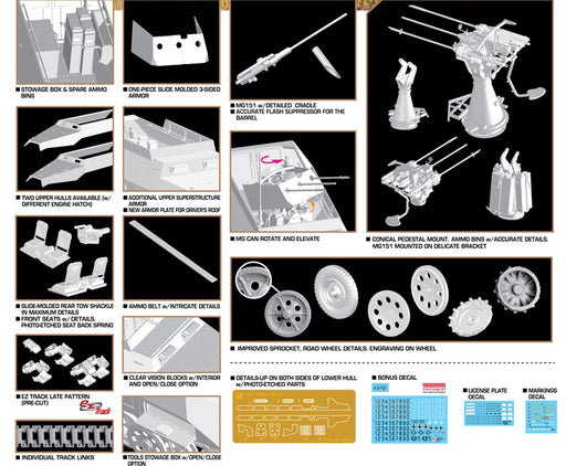 Dragon Models 6217 1/35 Sd.Kfz.251/21 Ausf.D "Drilling" Model Kit