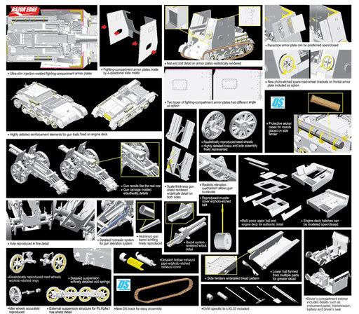 Dragon Models 6259 1/35 15cm s.IG.33(Sf) auf Pz.Kpfw.I Ausf.B Model Kit