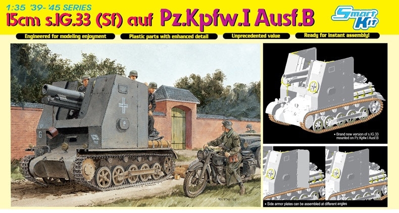 Dragon Models 6259 1/35 15cm s.IG.33(Sf) auf Pz.Kpfw.I Ausf.B Model Kit