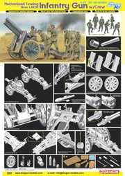 Dragon Models 6261 1/35 15cm s.IG.33 Infantry Gun with Crew Model Kit