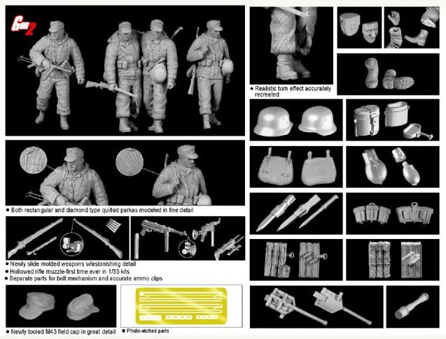 Dragon Models 6274 1/35 1st Luftwaffe Field Division (Novgorod 1944) Model Kit