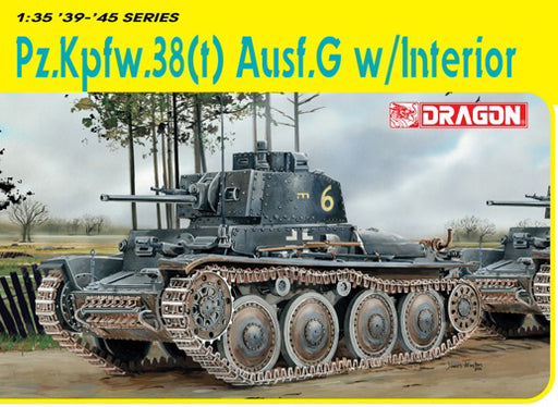 Dragon Models 6290 1/35 Pz.Kpfw.38(t) Ausf.G w/Interior Model Kit