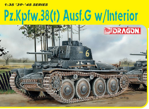 Dragon Models 6290 1/35 Pz.Kpfw.38(t) Ausf.G w/Interior Model Kit