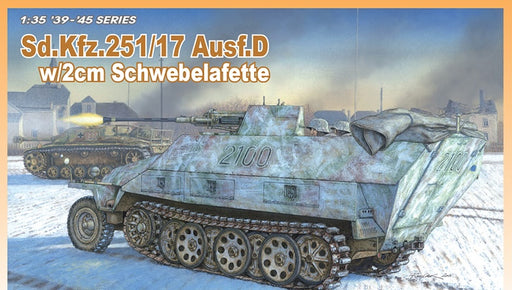 Dragon Models 6292 1/35 Sd.Kfz.251/17 Ausf.D w/2cm Schwebelafette Model Kit