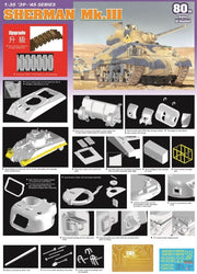 Dragon Models 6313 1/35 Sherman Mk.III British Version Model Kit