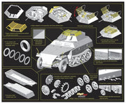 Dragon Models 6316 1/35 Sd.Kfz.250/9 NEU 2cm Reconnaissance (Premium Edition) Model Kit