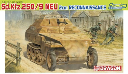 Dragon Models 6316 1/35 Sd.Kfz.250/9 NEU 2cm Reconnaissance (Premium Edition) Model Kit