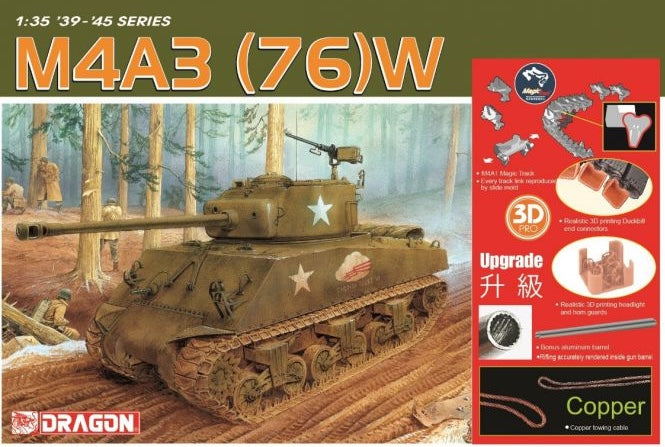 Dragon Models 6325 1/35 Sherman M4A3(76)W Model Kit