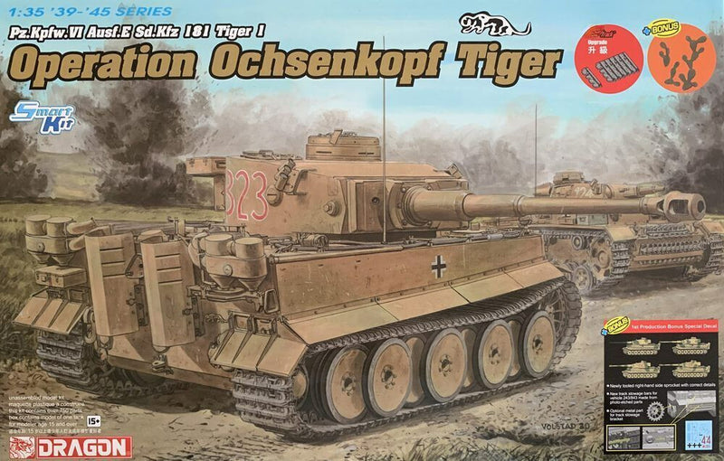 Dragon Models 6328 1/35 PzKpfw VI Ausf E SdKfz 181 "Operation Ochsenkopf Tiger" Model Kit