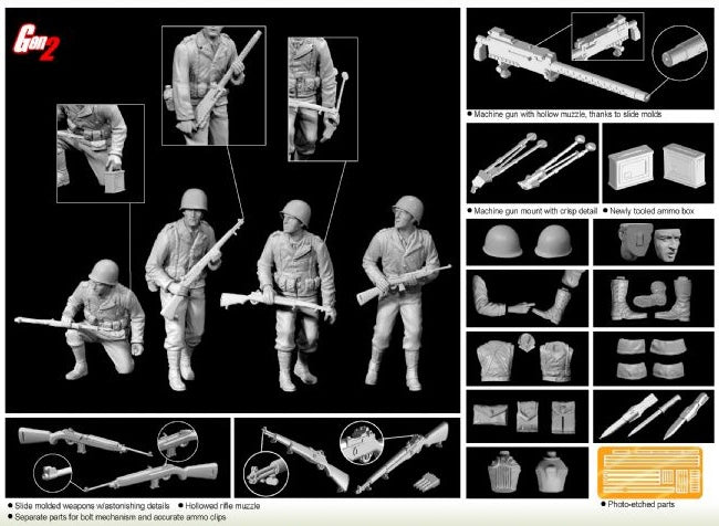 Dragon Models 6366 1/35 U.S. Armored Infantry Model Kit