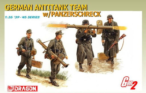 Dragon Models 6374 1/35 German Antitank Team with Panzerschreck Model Kit