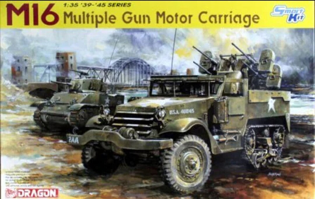 Dragon Models 6381 1/35 M16 Multiple Gun Motor Carriage (SmartKit) Model Kit