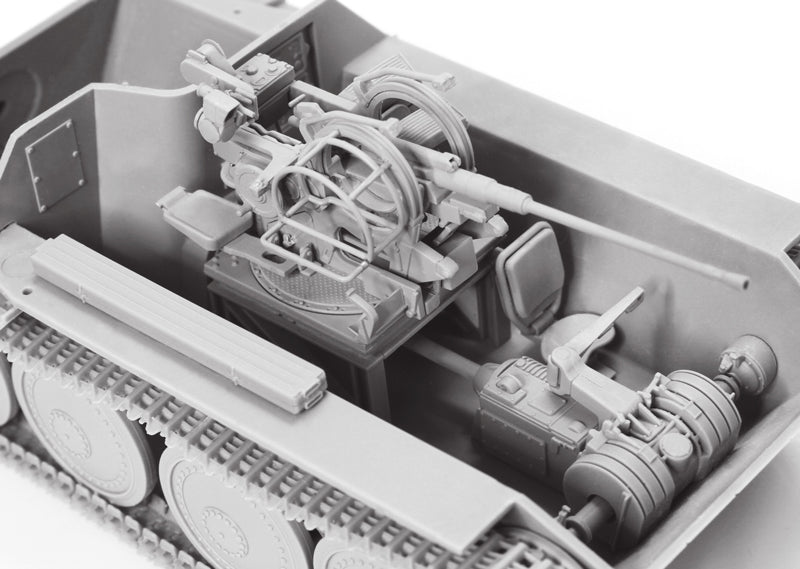 Dragon Models 6399 1/35 Bergepanzer 38(t) HETZER mit 2cm FlaK 38 - Smart Kit (2in1) Model Kit