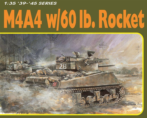 Dragon Models 6405 1/35 M4A4 Sherman Tank with 60lb Rocket Model Kit