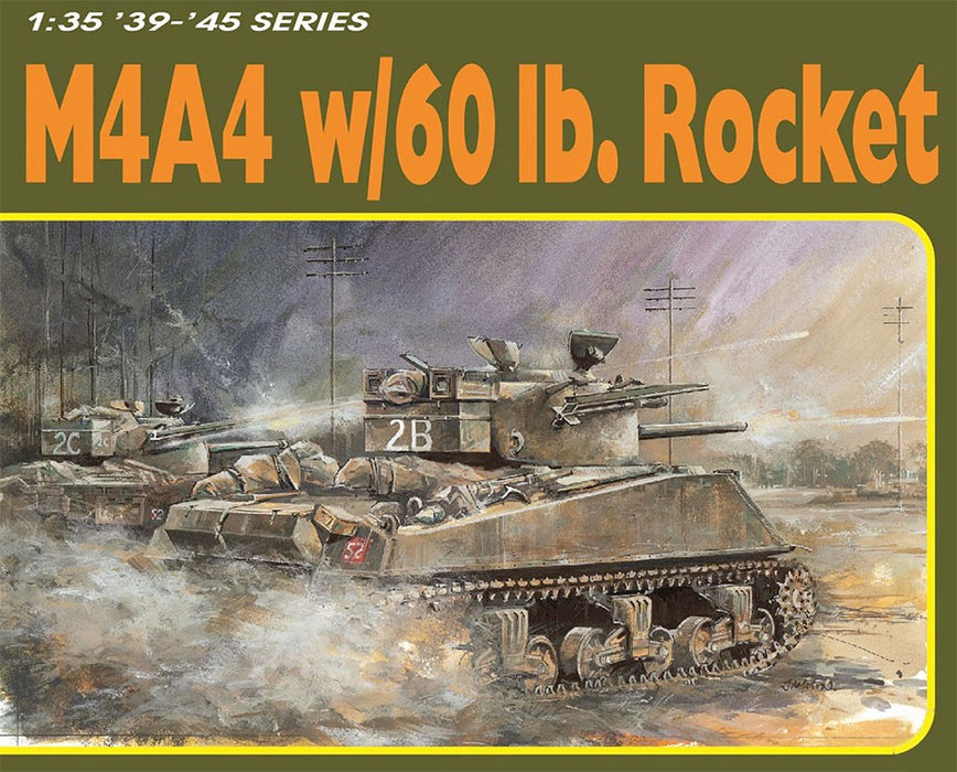 Dragon Models 6405 1/35 M4A4 Sherman Tank with 60lb Rocket Model Kit