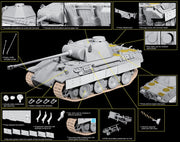 Dragon Models 6428 1/35 German Panther D Late Ver. with Zimmerit Model Tank Kit