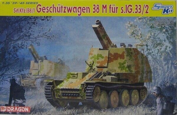 Dragon Models 6429 1/35 Sd.Kfz.138/1 Geschutzwagen 38 M fur s.IG.33/2 Model Kit