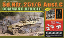Dragon Models 6442 1/35 Sd.Kfz.251/6 Ausf.C Command Vehicle Model Kit