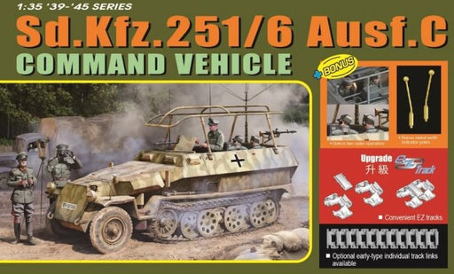 Dragon Models 6442 1/35 Sd.Kfz.251/6 Ausf.C Command Vehicle Model Kit