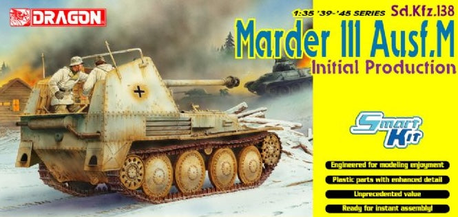 Dragon Models 6464 1/35 Sd.Kfz.138 Marder III Ausf.M Initial Production Model Kit