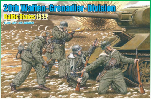 Dragon Models 6477 1/35 20th Waffen-Grenadier-Division (Baltic States 1944) Model Kit