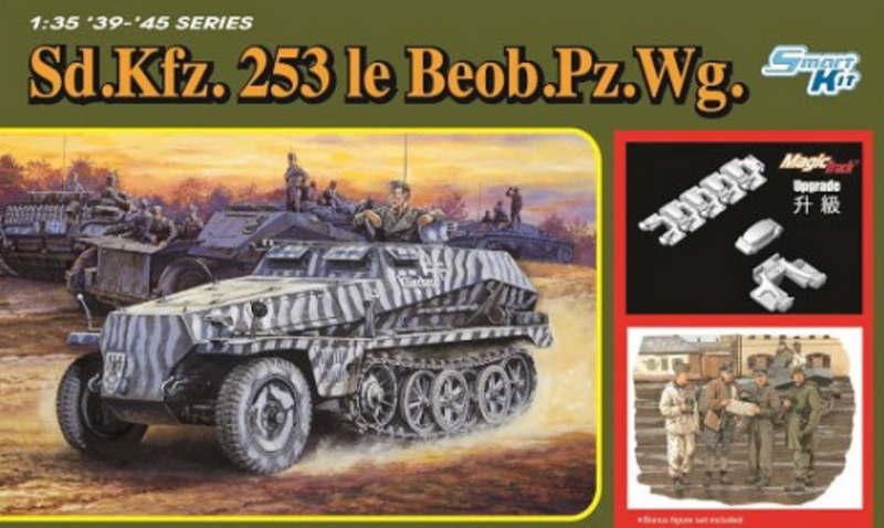 Dragon Models 6482 1/35 Sd.Kfz. 253 le Beob.Pz.Wg. Halftrack Model Kit