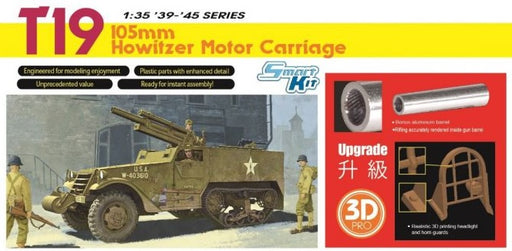 Dragon Models 6496 1/35 T19 105mm Howitzer Motor Carriage Model Kit