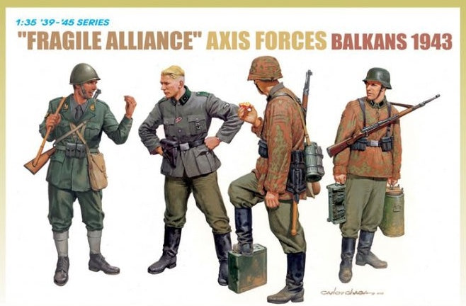 Dragon Models 6563 1/35 "Fragile Alliance" Axis Forces (Balkans 1943) Model Kit