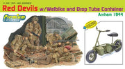 Dragon Models 6585 1/35 Red Devils w/Welbike and Drop Tube Container (Arnhem 1944) Model Kit