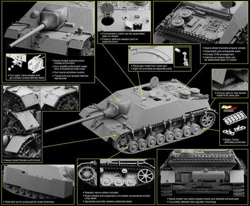 Dragon Models 6589 1/35 Jagdpanzer IV L/70(V) Aug 1944 Production w/Zimmerit Model Kit