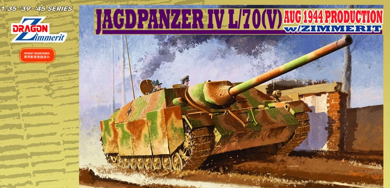 Dragon Models 6589 1/35 Jagdpanzer IV L/70(V) Aug 1944 Production w/Zimmerit Model Kit