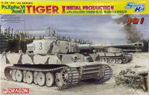 Dragon Models 6600 1/35 Pz.Kpfw. VI Ausf. E Tiger I Initial Production (SmartKit) Model Kit