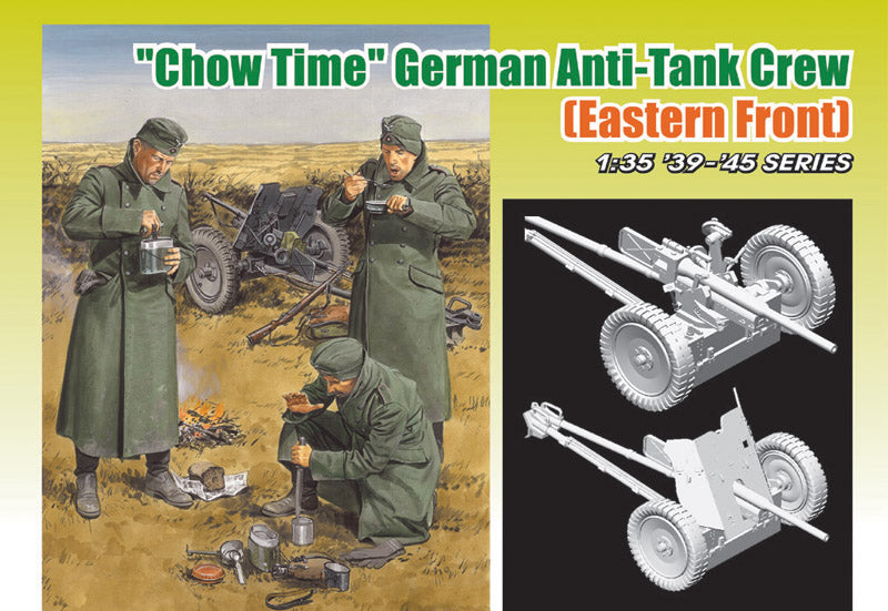 Dragon Models 6697 1/35 German Anti-Tank Gun Crew (Eastern Front) Model Kit