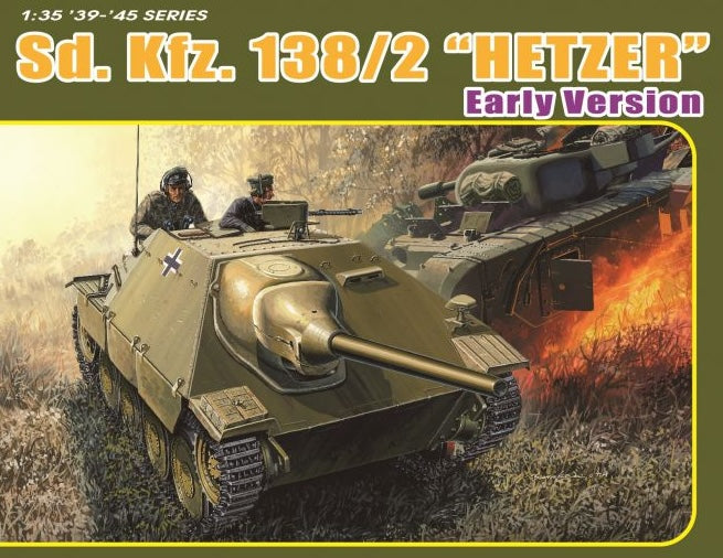 Dragon Models 6708 1/35 Jagdpanzer 38 (t) "Hetzer" (early version) Model Kit