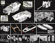 Dragon Models 6884 1/35 SdKfz 250 NEU Halftrack with 5cm Pak Half-Track Model Kit