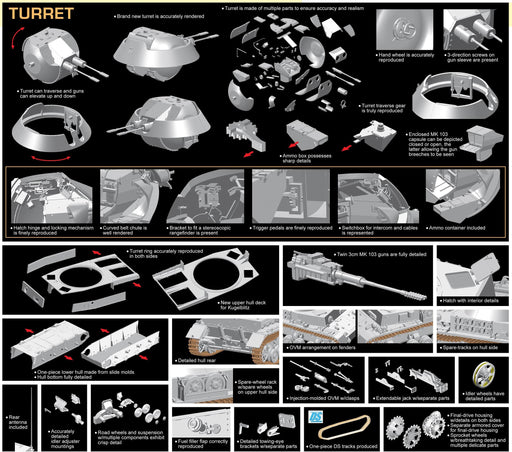 Dragon Models 6889 1/35 Flakpanzer Iv Kugelblz Sk Tank Model Kit