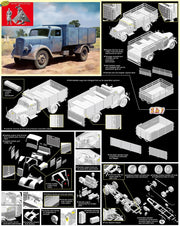 Dragon Models 6974 1/35 German 3t 4x2 Cargo Truck 2n1 Model Kit