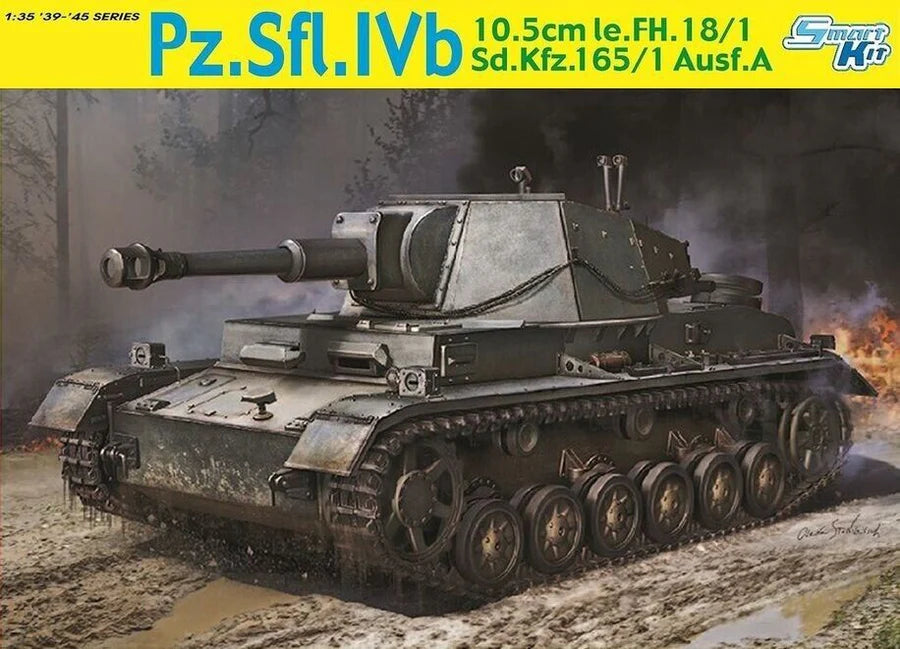 Dragon Models 6982 1/35 Panzer IV with 10.5CM Model Tank Kit