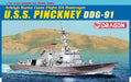 Dragon Models 7057 1/700 USS Pinckney DDG-91 Arleigh Burke Class Flight IIA Destroyer Model Ship Kit
