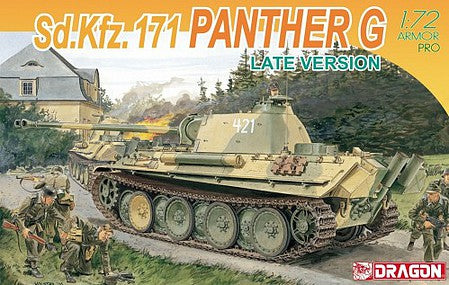 Dragon Models 7206 1/72 Sd.Kfz. 171 Panther G Late Version Model Tank Kit