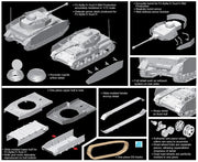 Dragon Models 7279 1/72 Pz.Kpfw. IV Ausf. H Mid-Production Model Tank Kit