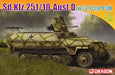 Dragon Models 7280 1/72 Sd.Kfz. 251/10 Ausf. D 3 7cm Pak m. Schützenpanzerwagen/Zugführerwagen Model Tank Kit