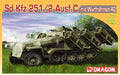 Dragon Models 7306 1/72 Sd.Kfz. 251/1 Ausf. C mit Wurfrahmen 40 m. Schützenpanzerwagen Model Tank Kit