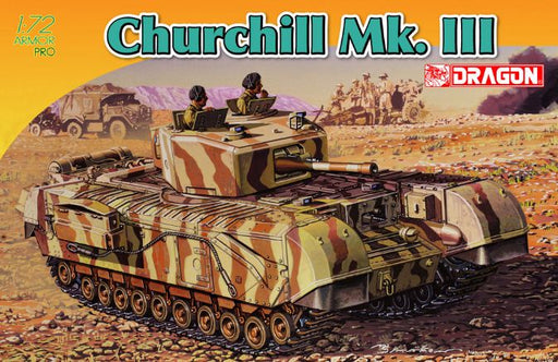 Dragon Models 7396 1/72 British Churchill Mk.III Model Tank Kit