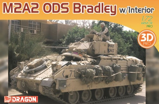 Dragon Models 7414 1/72 M2A2 ODS Bradley with Interior Model Tank Kit