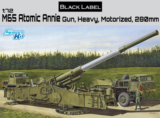 Dragon Models 7484 1/72 M65 280mm Atomic Annie Heavy Gun Plastic Model Kit