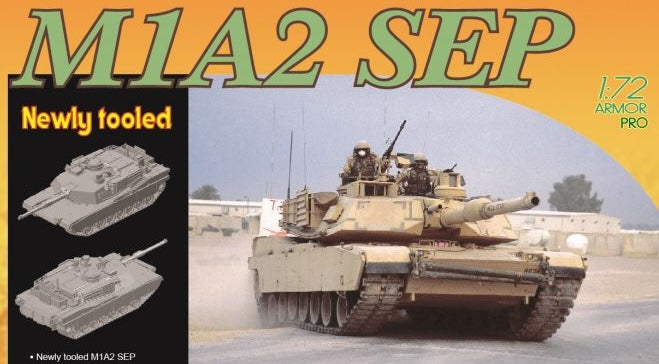 Dragon Models 7495 1/72 M1A2 SEP Model Tank Kit
