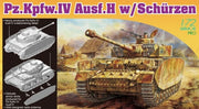 Dragon Models 7497 1/72 z.Kpfw. IV Ausf. H with Schürzen Model Tank Kit