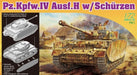 Dragon Models 7497 1/72 z.Kpfw. IV Ausf. H with Schürzen Model Tank Kit